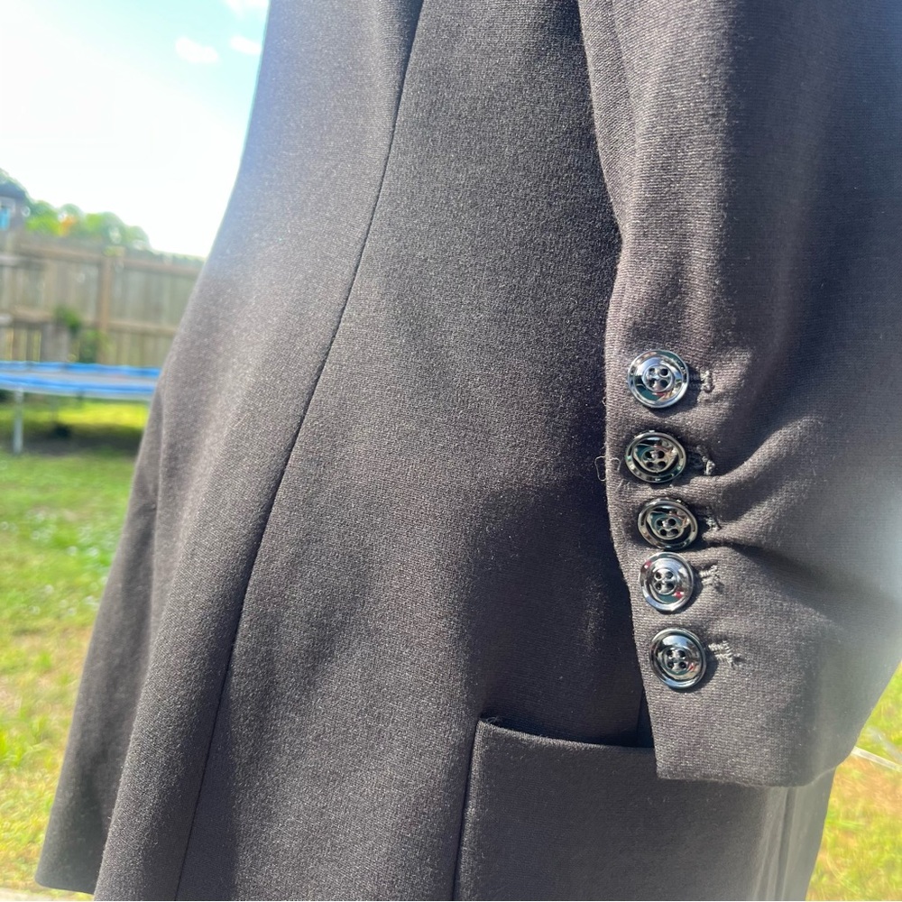Boston Proper Black Blazer size 6 long. Button closure. With pockets. - Picture 10 of 16